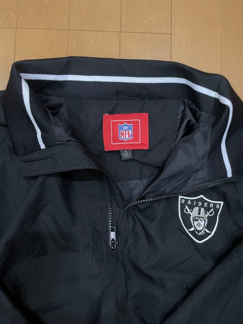 【希少】レイダース　RAIDERS ナイロンジャケット　刺繍　Lサイズ