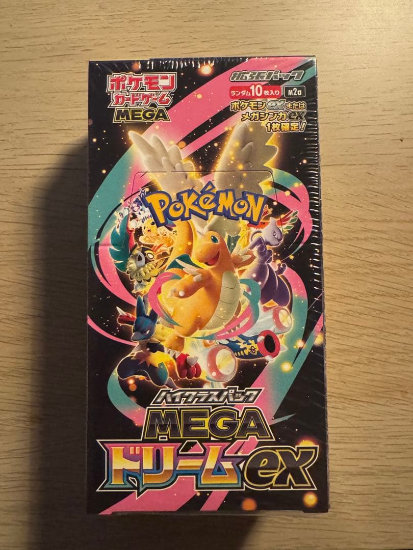 ポケモンカードゲーム MEGAドリームex シュリンク付き1ボックス