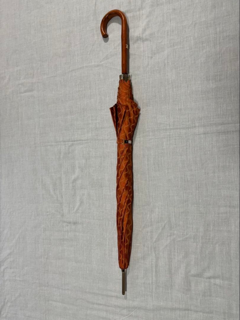 美品　CELINE　セリーヌ　マカダム柄　長傘　雨傘