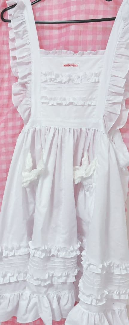モモコハウス　エプロン　ロング　MOMOKO HOUSE