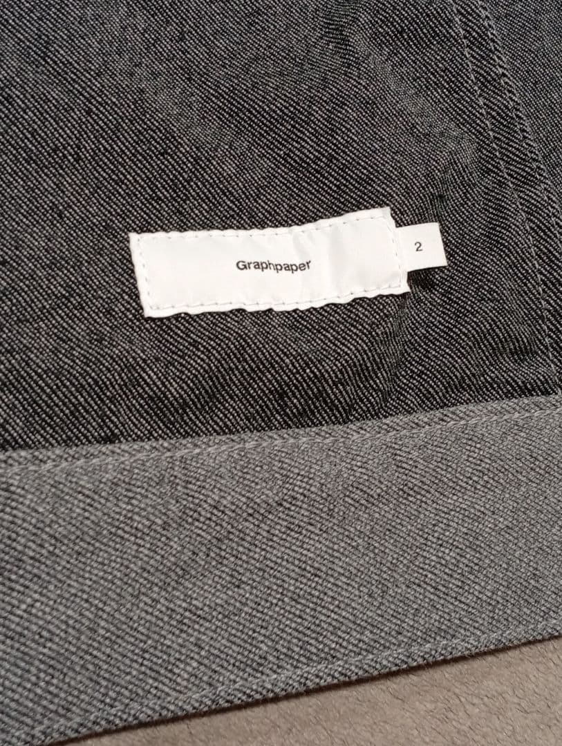 Graphpaper Colorfast Denim セットアップ グレー 2