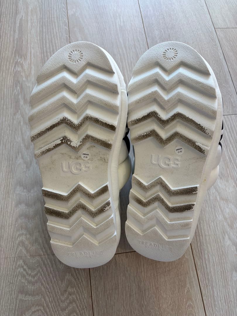UGG アグ 厚底サンダル ムートンスリッパ