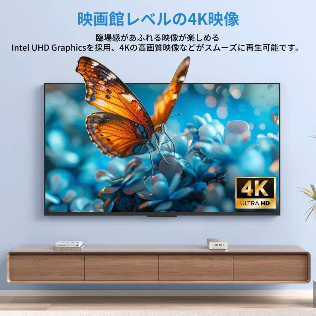 NIPOGI ミニPC N150 16G 512G