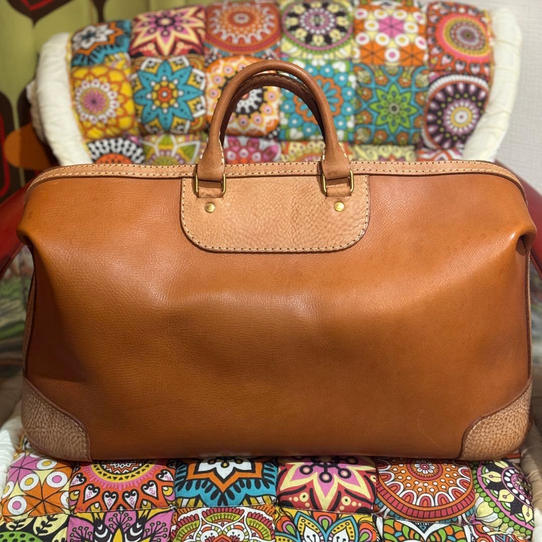 HERZ ボストンバッグ ビッグサイズ ヘルツ レザー ヌメ革