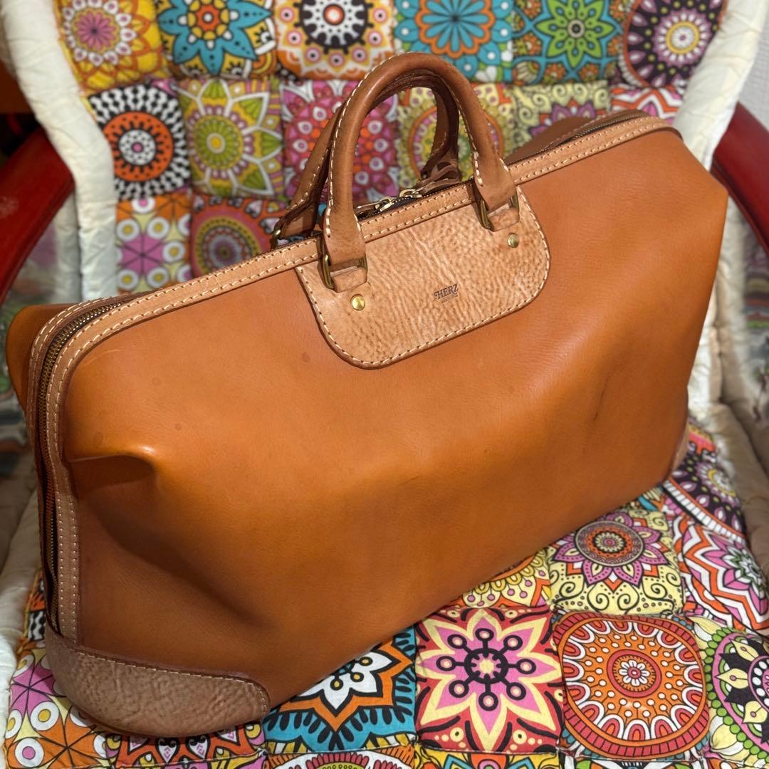 HERZ ボストンバッグ ビッグサイズ ヘルツ レザー ヌメ革