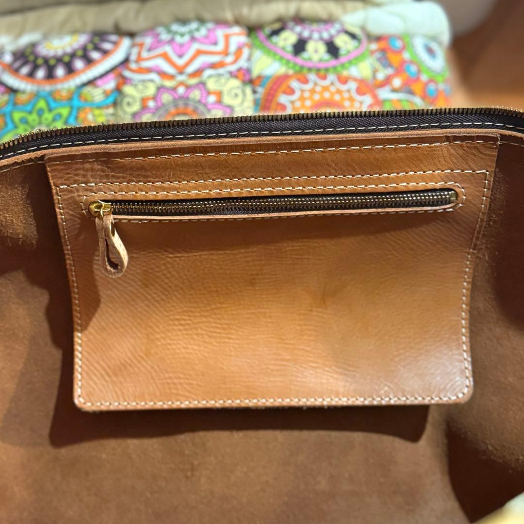 HERZ ボストンバッグ ビッグサイズ ヘルツ レザー ヌメ革