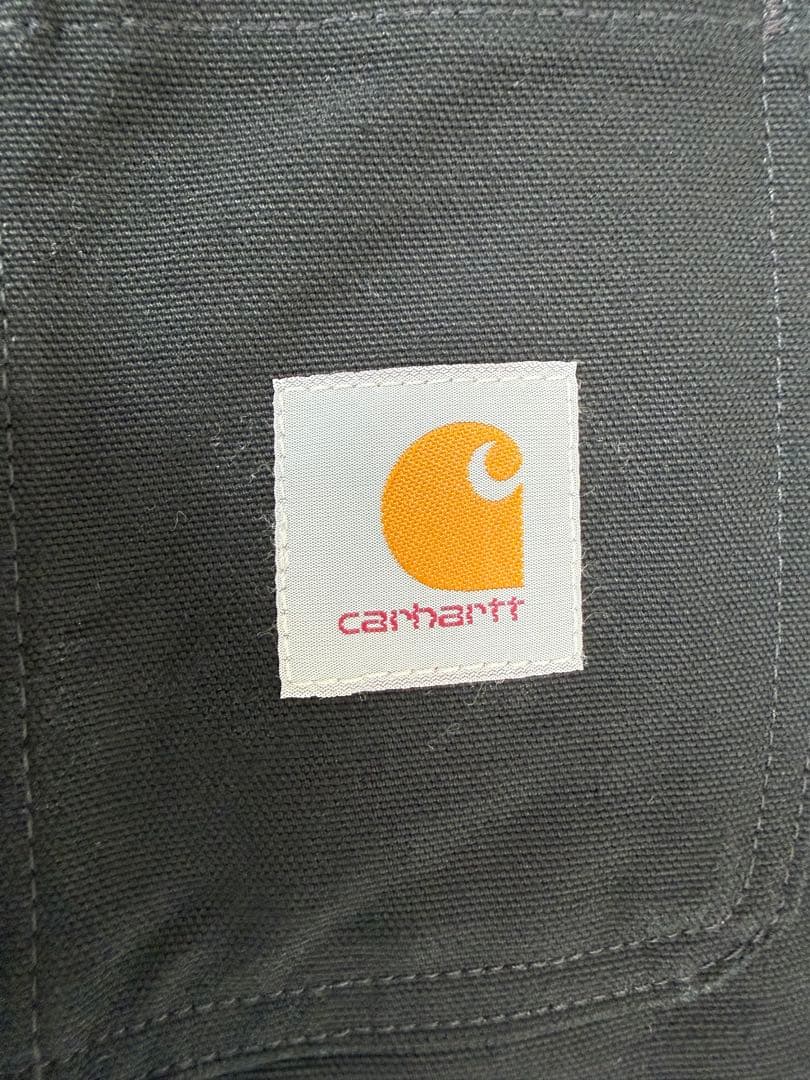 【ほぼ未使用】Carhartt カーハート オーバーオール ブラック 34×34