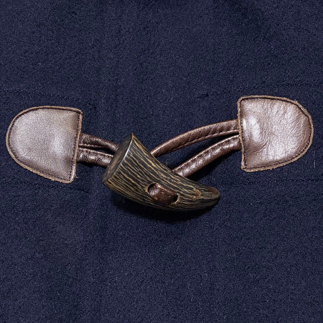 カシミヤ混✨BURBERRY バーバリー　ダッフルコート　ネイビーフリーサイズ