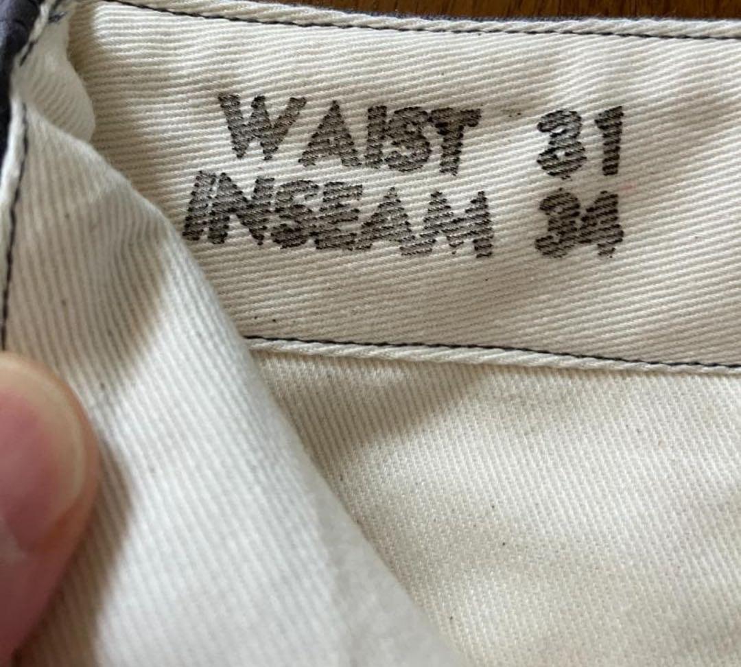 バズリクソンズ　チノ　ショップ別注モデル W31　グレー