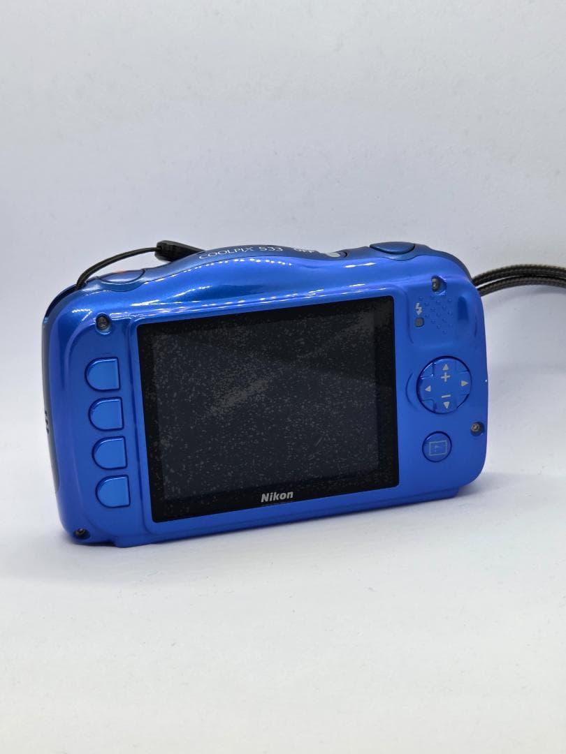【美品】【スマホ転送OK】ニコン Nikon COOLPIX S33 ブルー
