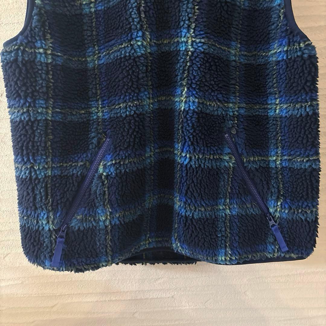 ビームスボーイ★ボーイジャカードボアプルオーバーベスト23FWブルーt2508