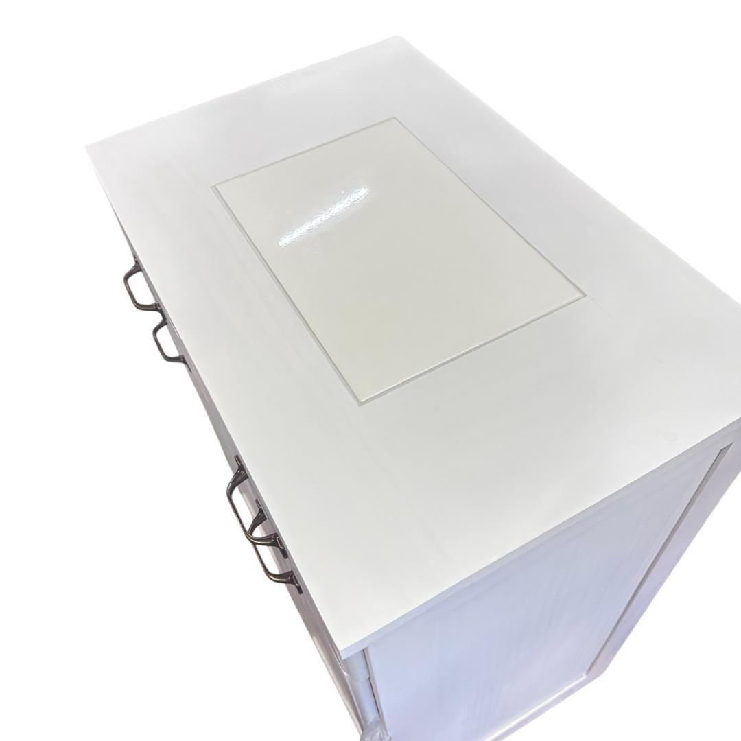 【新品・未使用】　天板タイル　ダストボックス　ゴミ箱 ホワイト