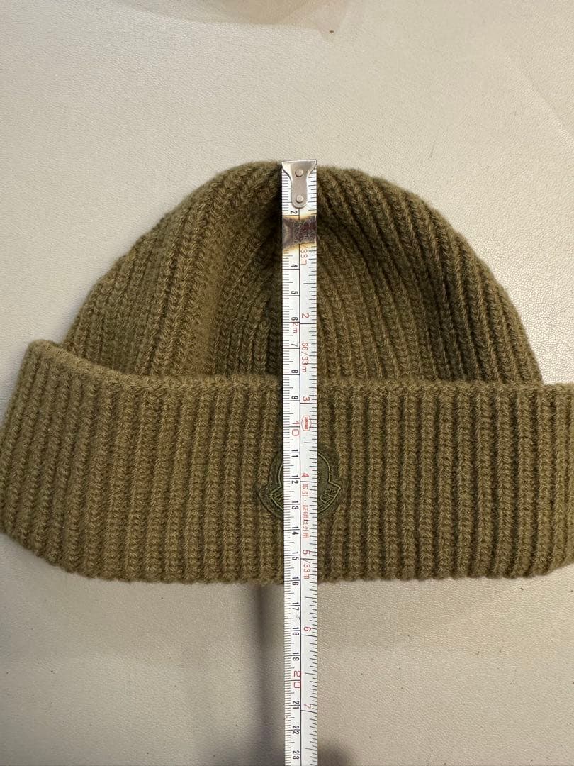 MONCLER 1952 オリーブグリーン ニット帽ビーニー