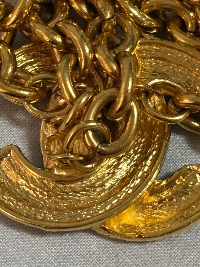 CHANEL ゴールド チェーン　ベルト　ココマーク