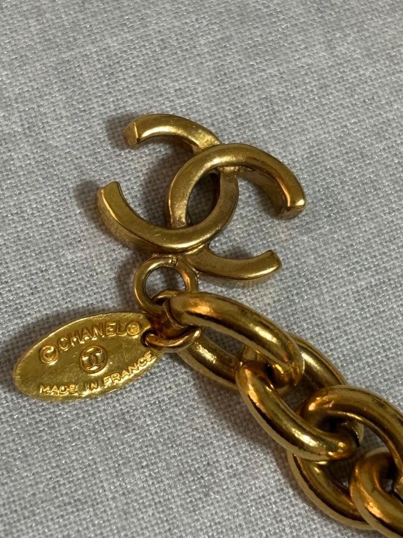 CHANEL ゴールド チェーン　ベルト　ココマーク