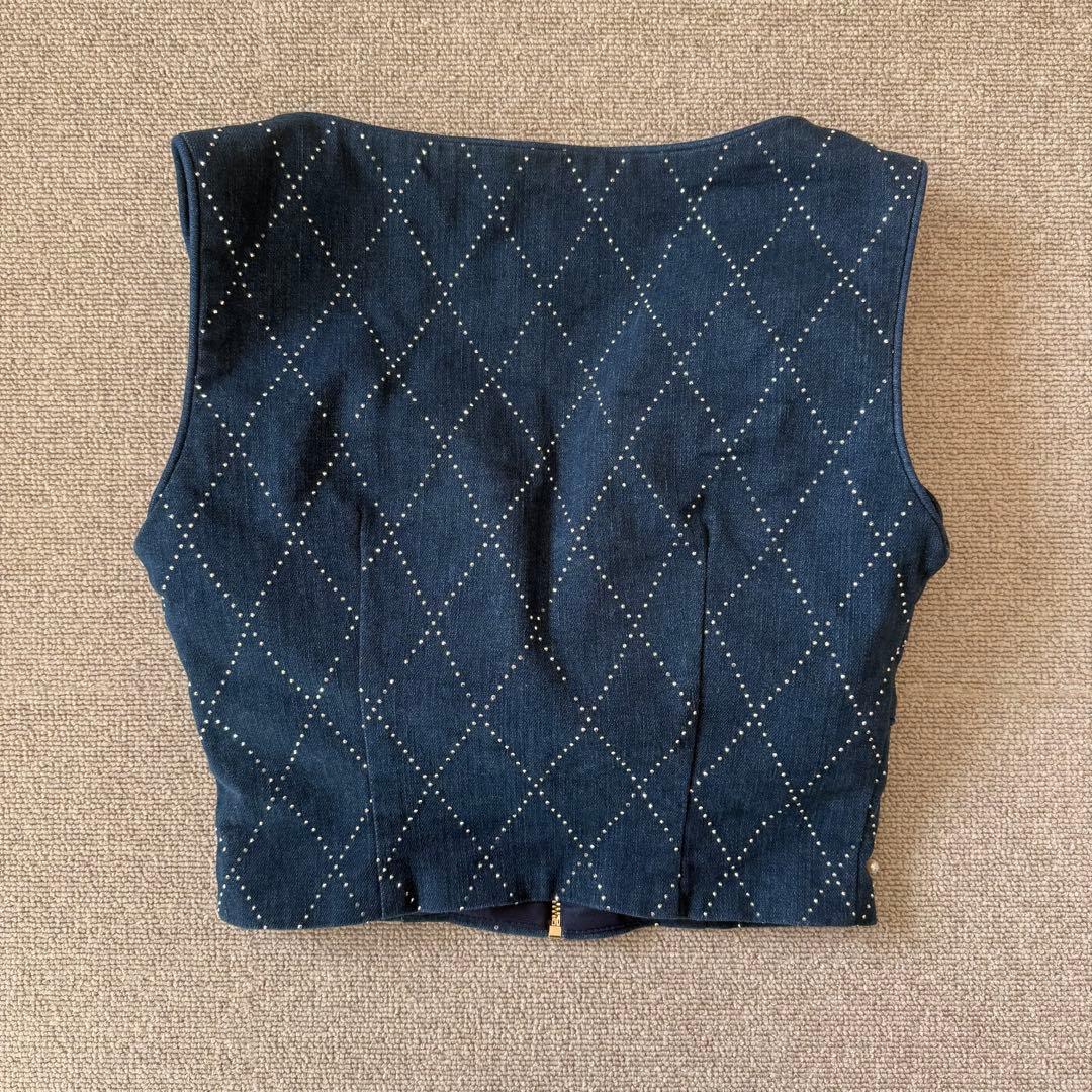 【極美品】JEWELS 格子柄セットアップ タイト ミニドレス キャバドレス S