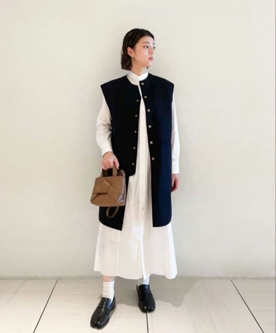 BACCA ダブルクロスヘビーメルトン ミドルベスト