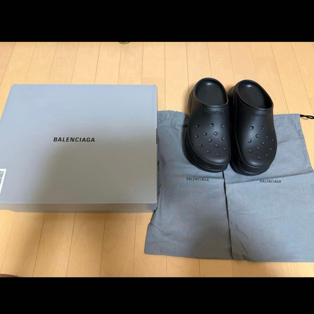 BALENCIAGA crocs ミュールサンダル39