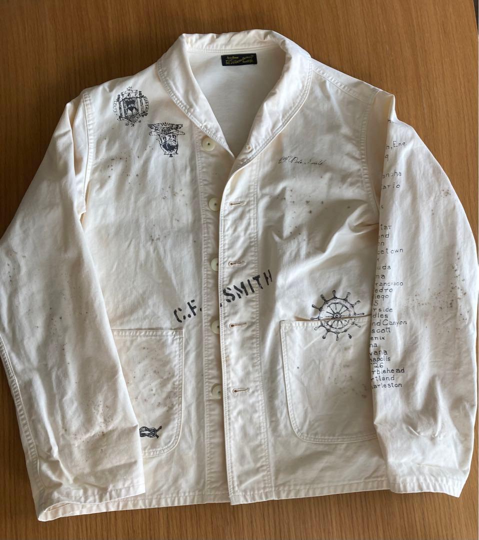 スティーブンソンオーバーオール　サイズ40  カバーオール　ショールカラー