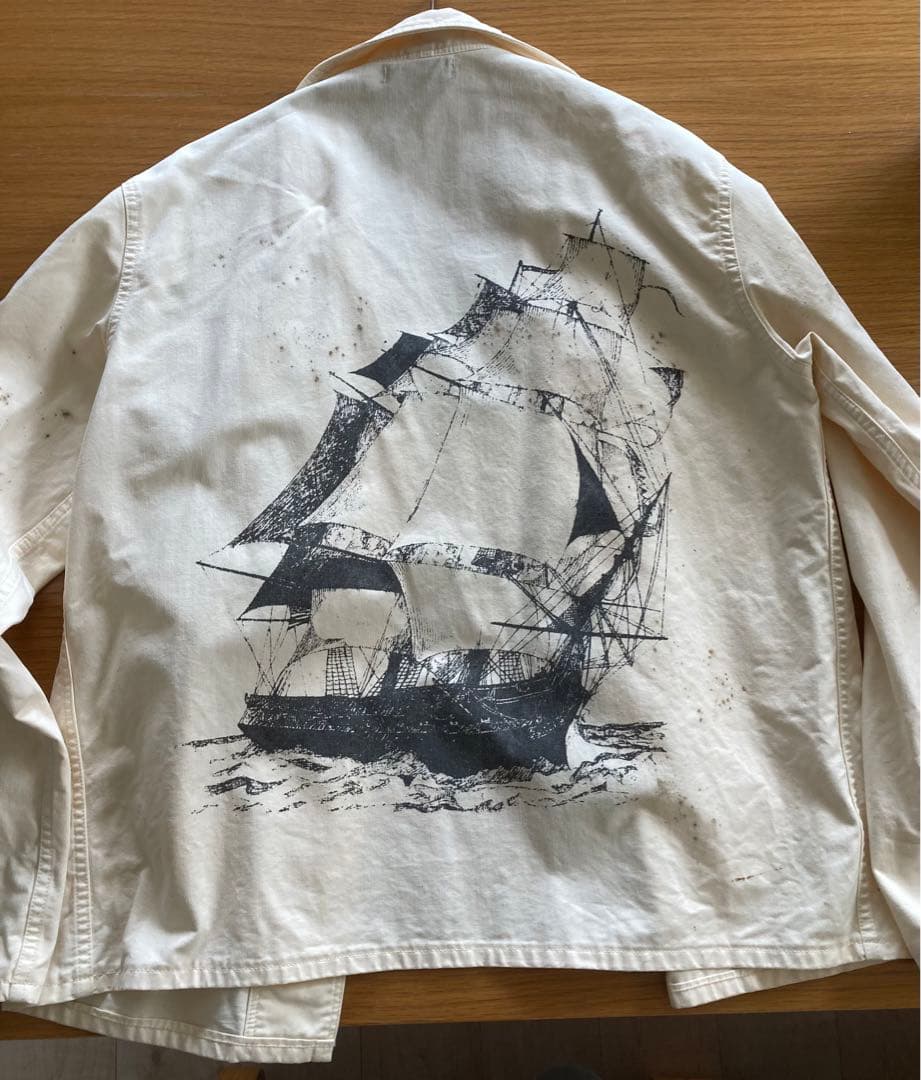 スティーブンソンオーバーオール　サイズ40  カバーオール　ショールカラー