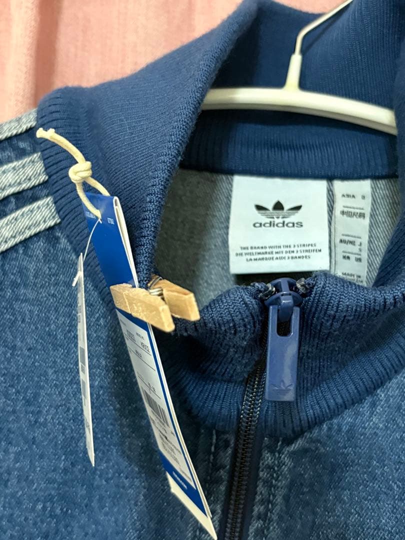 25日までの出品adidas ファイアーバード　デニム　トラックジャケッSサイズ