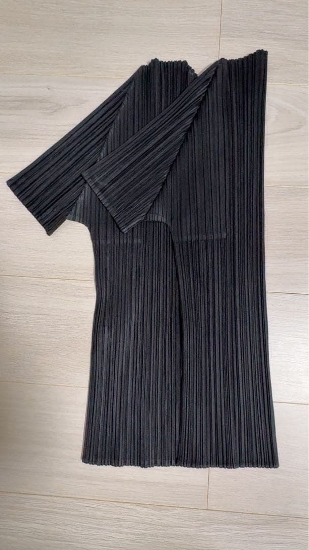 ブラック プリーツ 半袖Tシャツ 同じの2枚あるため出品します。