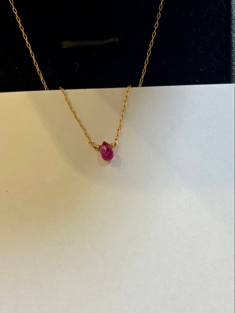 p*4様 KAORU ルビー K18ネックレス