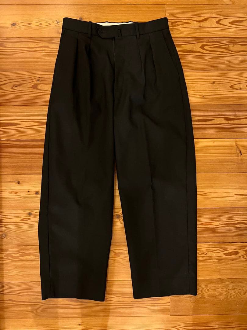 【美品】Steven Alan ホップサック ツープリーツ ドレス トラウザーズ