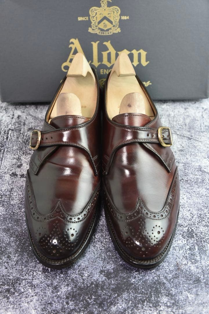 オールデン　コードバン　#1671　6.5D　バーガンディ　アバディーンラスト