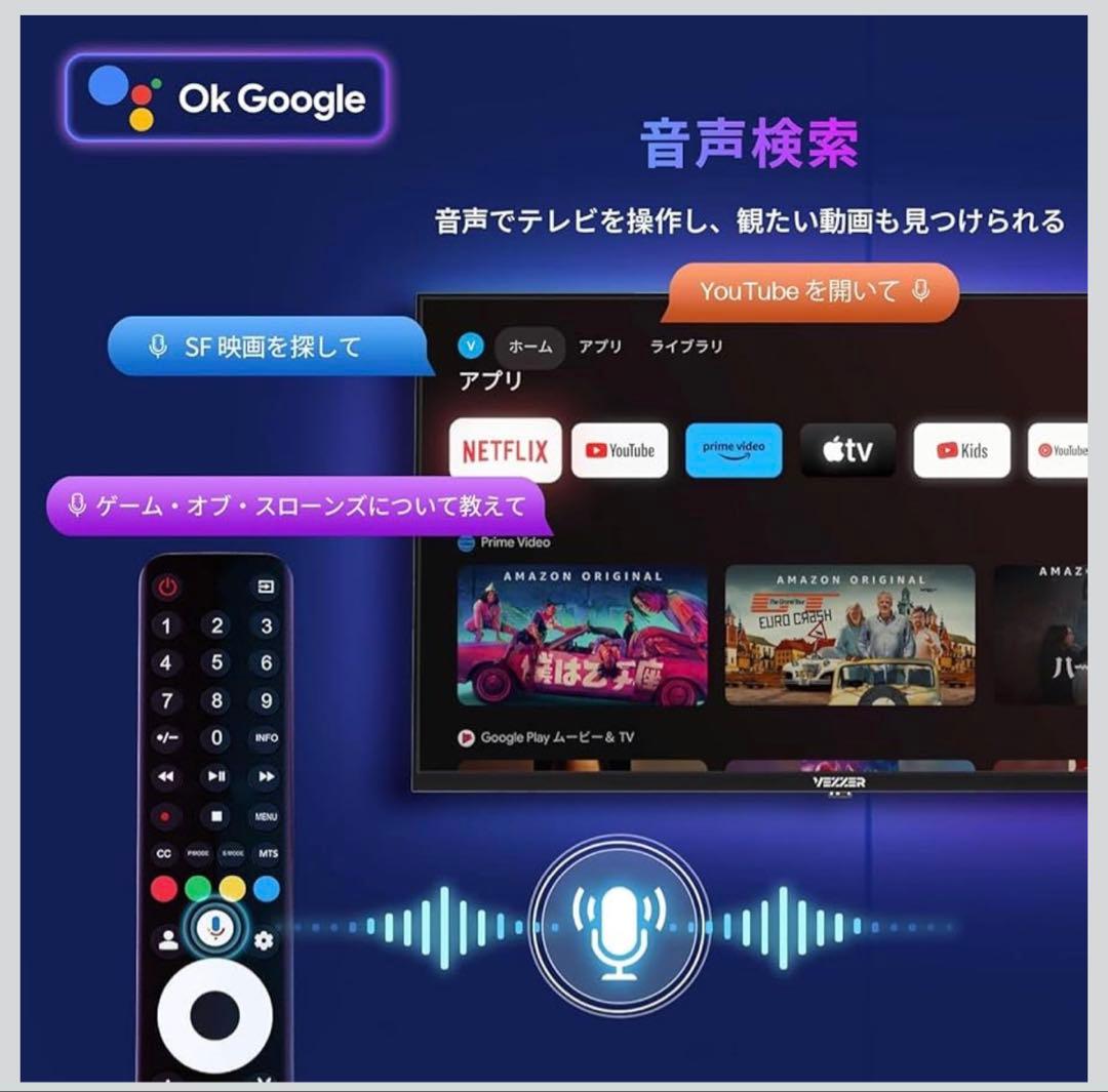 チューナーレス液晶テレビ 50インチ HDMIポート3つ