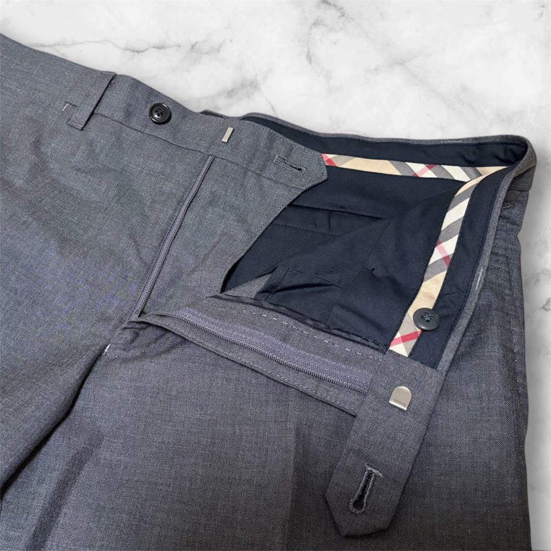 新品未使用✨ BURBERRY パンツ スラックス グレー 綿100% 91