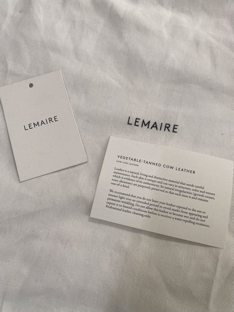 【LEMAIRE(ルメール)】MEDIUM GEAR BAG/ BLACK