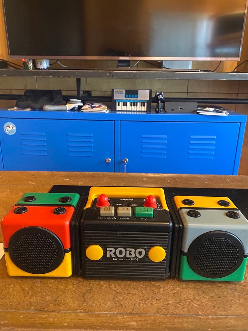 ROBO スピーカー付きカッセットデッキ