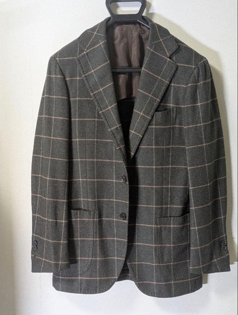 リングヂャケット マイスター206 ジャケット カシミア100 人気サイズ46