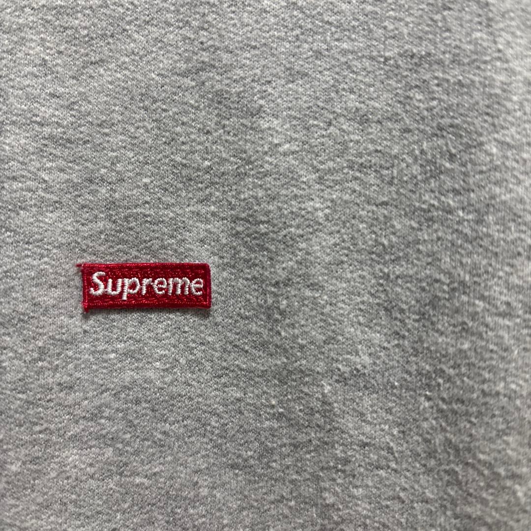 Supreme グレー フルジップパーカーMサイズ