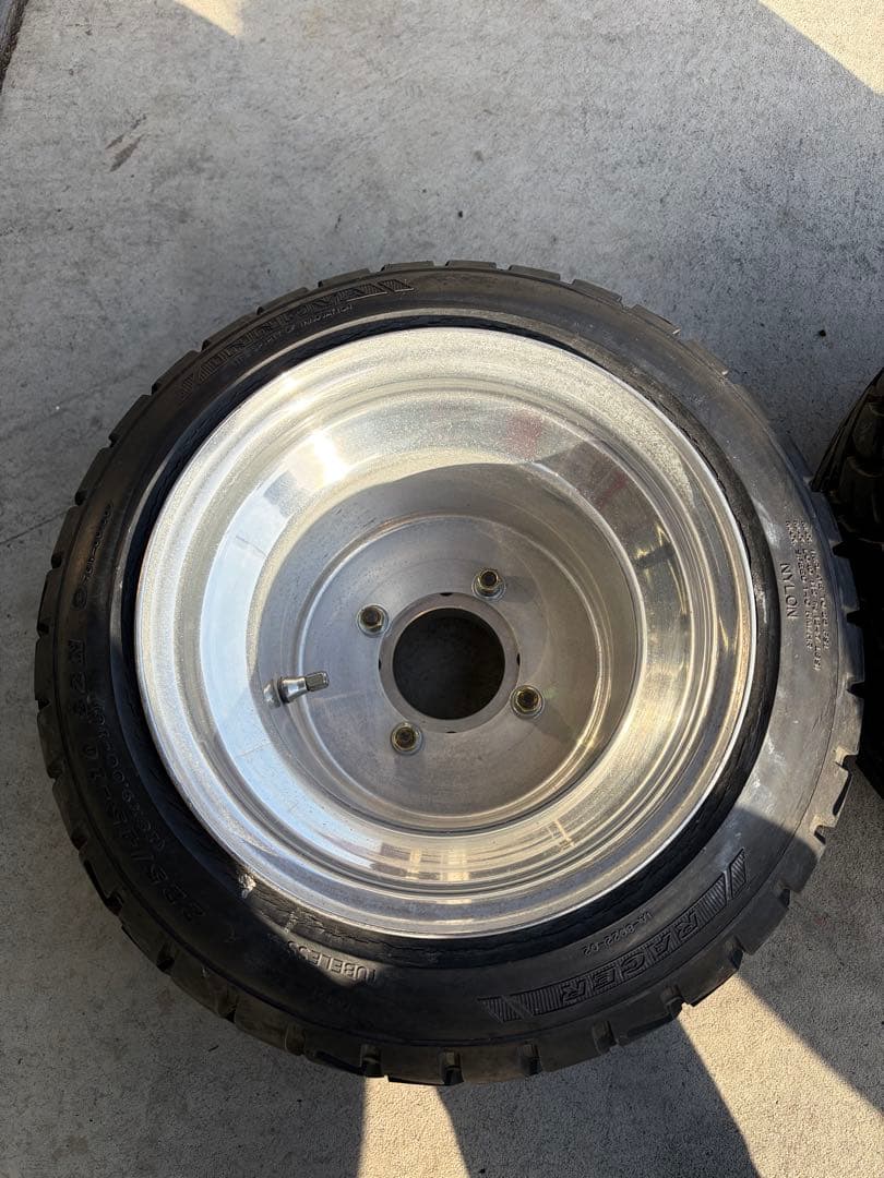 225/45-10 ジャイロキャノピー　ホイールとスペーサーセット