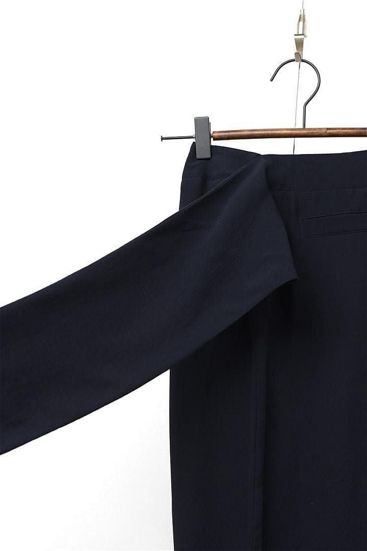 HGBT223/未使用 Chloe ストレートレッグパンツ ラッフル付き シルク