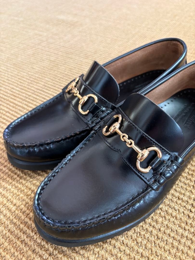 Paraboot ブラックレザー ローファー