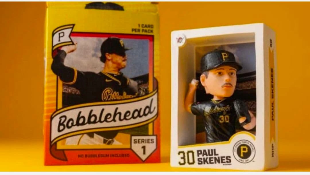 【レア】ポール・スキーンズ ボブルヘッド パイレーツ