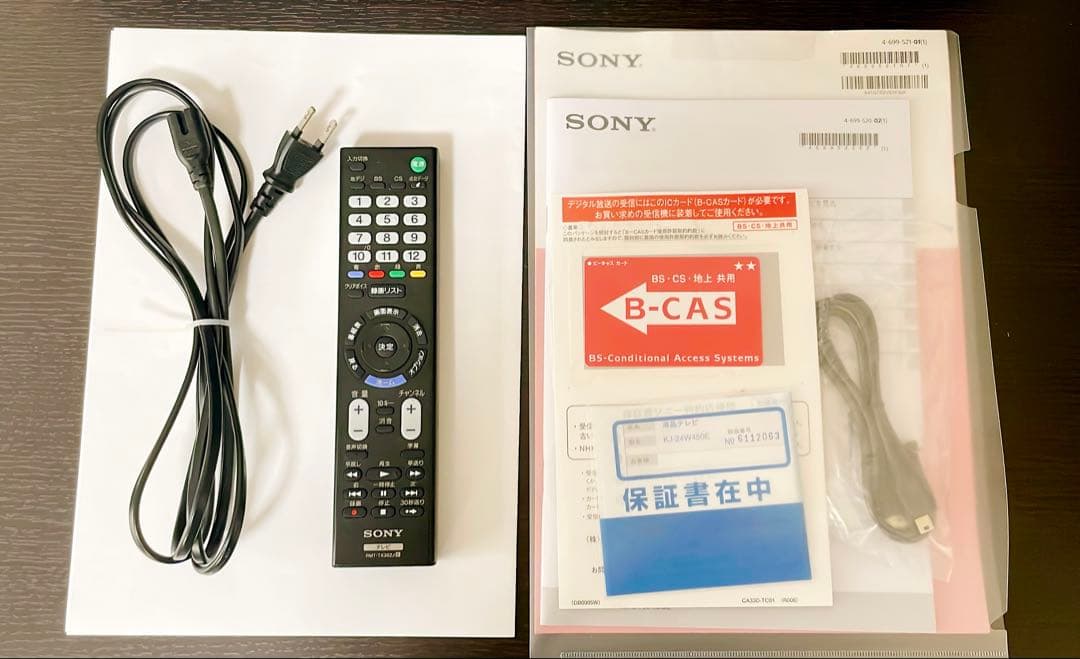 【美品】SONY BRAVIA KJ-24W450E 24型 液晶テレビ ソニー