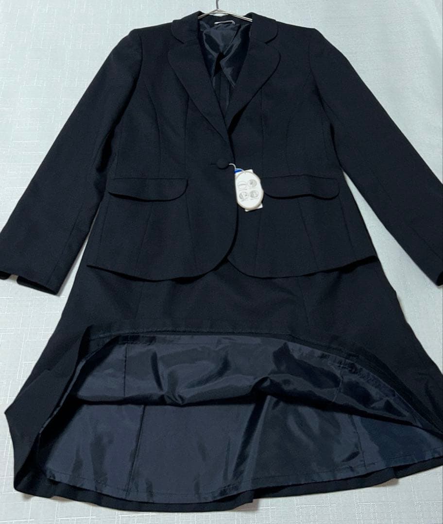 タグ付き アンカーウーマン パーソンズ フォーマル スカートスーツ 13号 紺