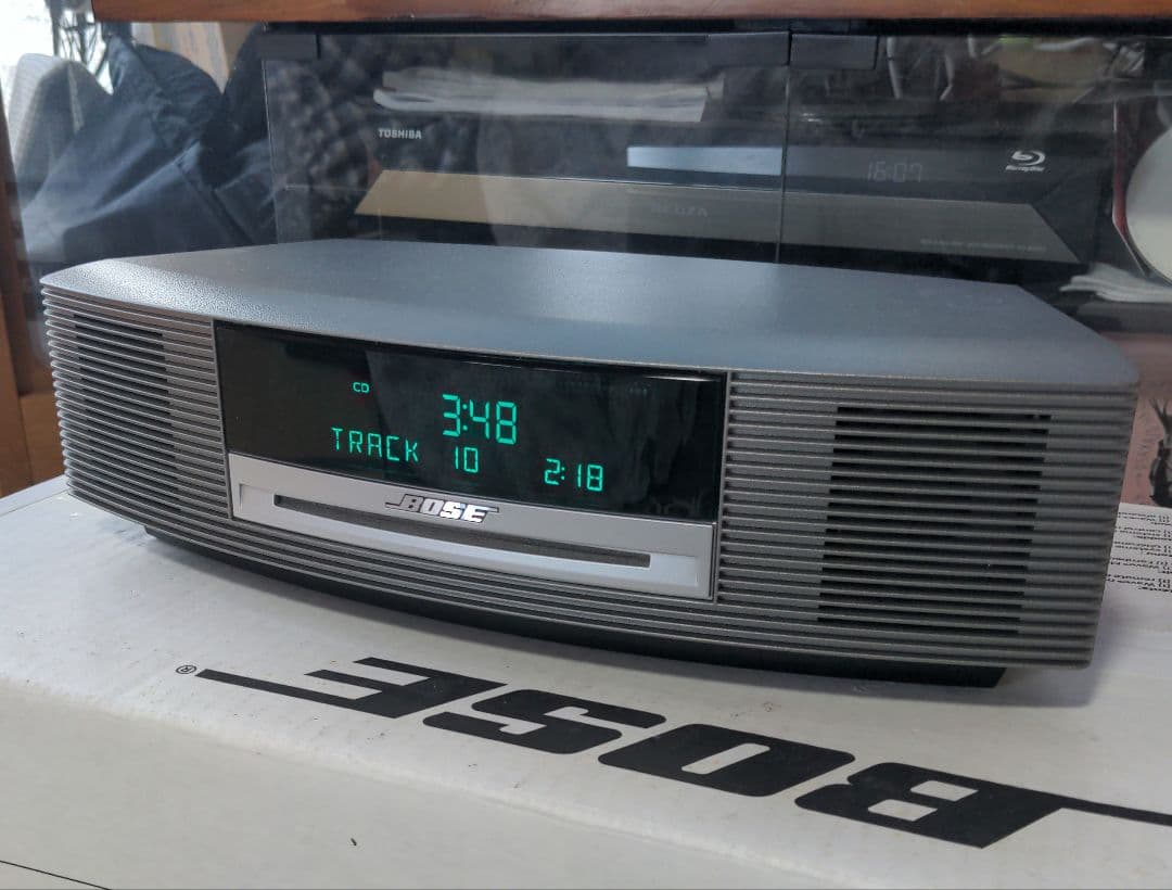新同外観！新品リモコン！渋銀セット！BOSE Wave Music System