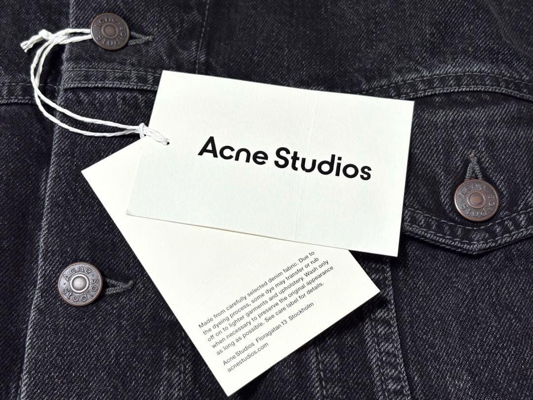 新品《 ACNE STUDIOS 》デニムジャケット S リラックスフィット