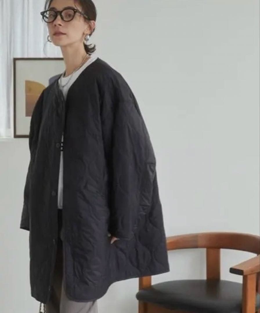 ブラック モッズコート フリーサイズ