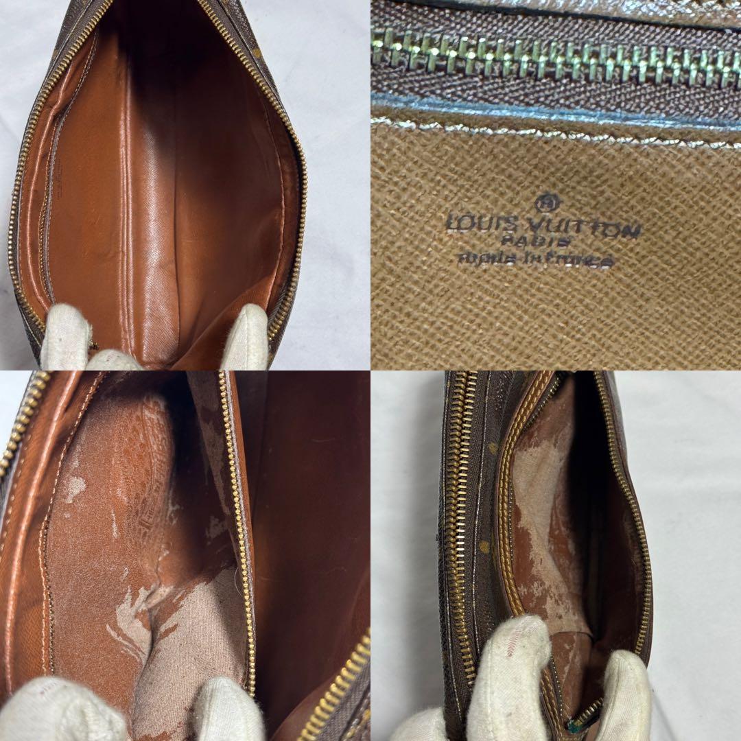高級　ルイヴィトン　セカンドバッグ　マルリードラゴンヌ　ブラウン