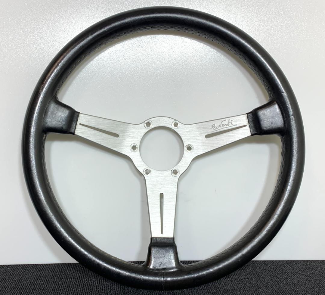 ナルディ クラシック 36パイ シルバースポーク FET刻印 ステアリング