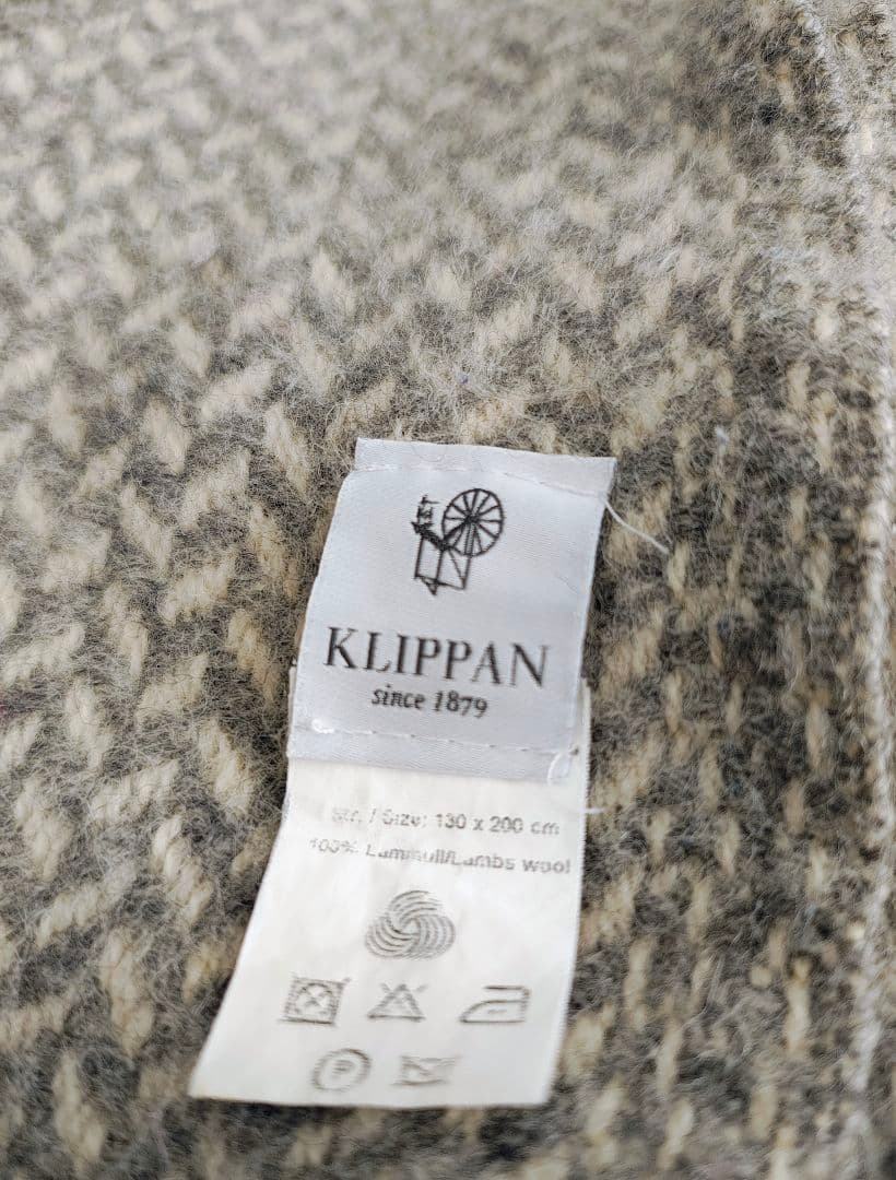 ◼️Klippan クリッパン◼️ブランケット◼️グレー◼️