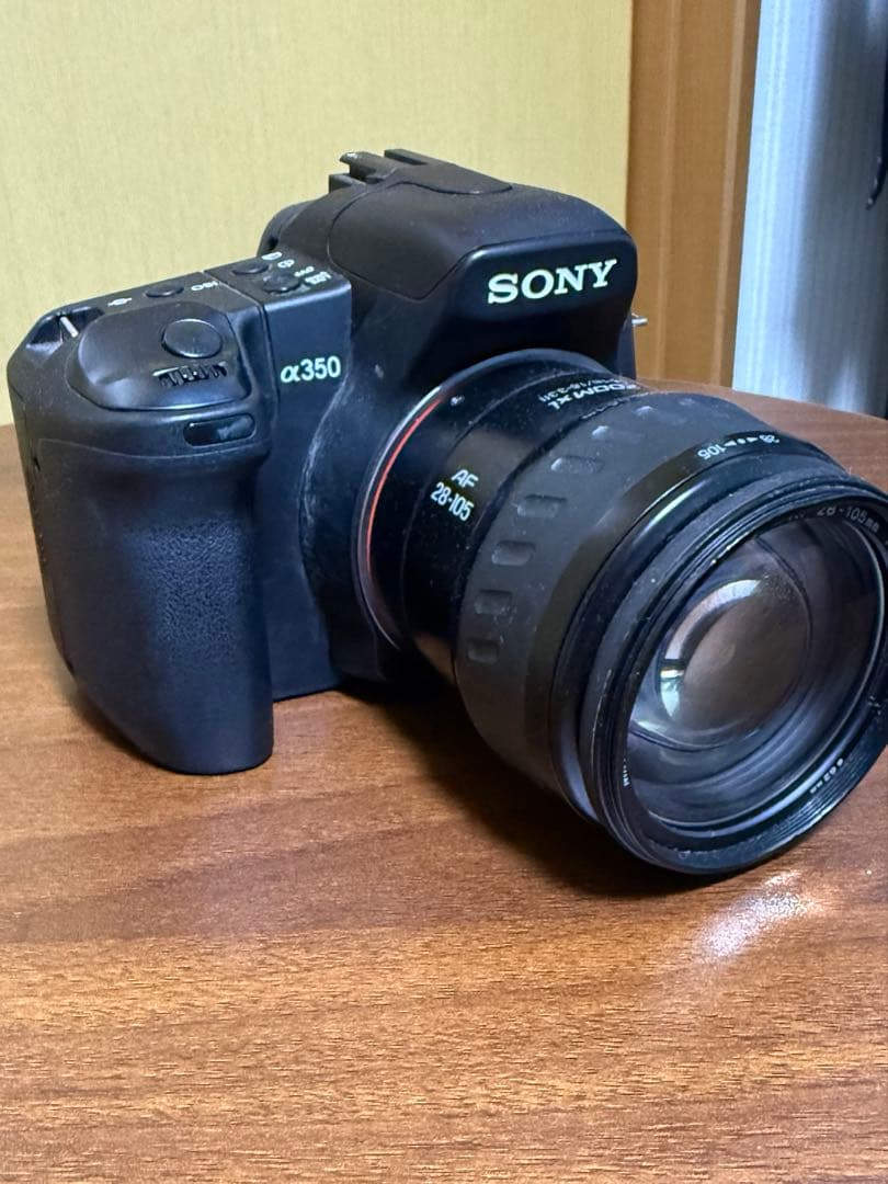 SONY α350 一眼レフカメラ　充電器　SDカード付属