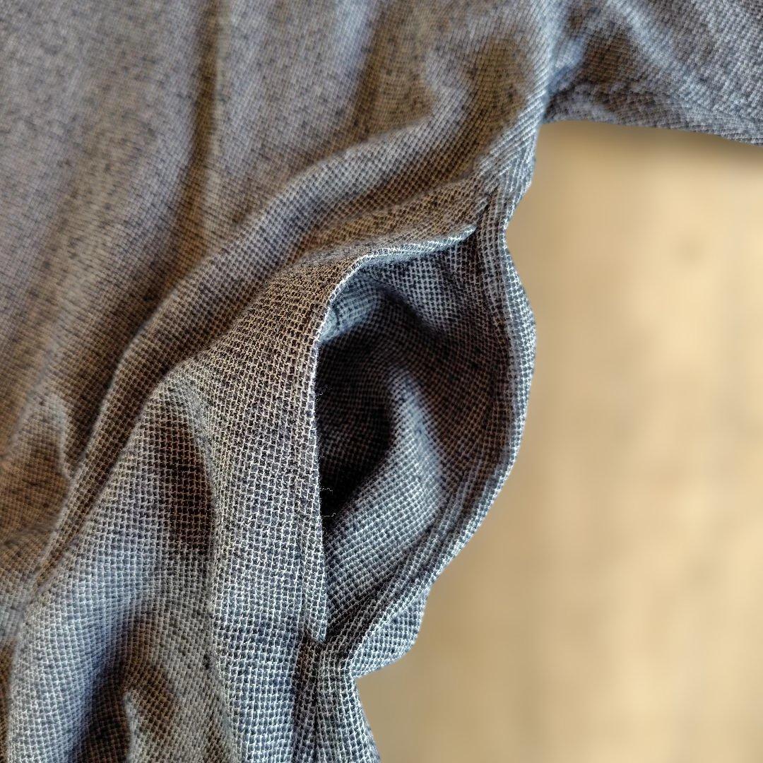 ​【ヨーガンレール】ウール混 着丈96cm とろみワンピース チュニック