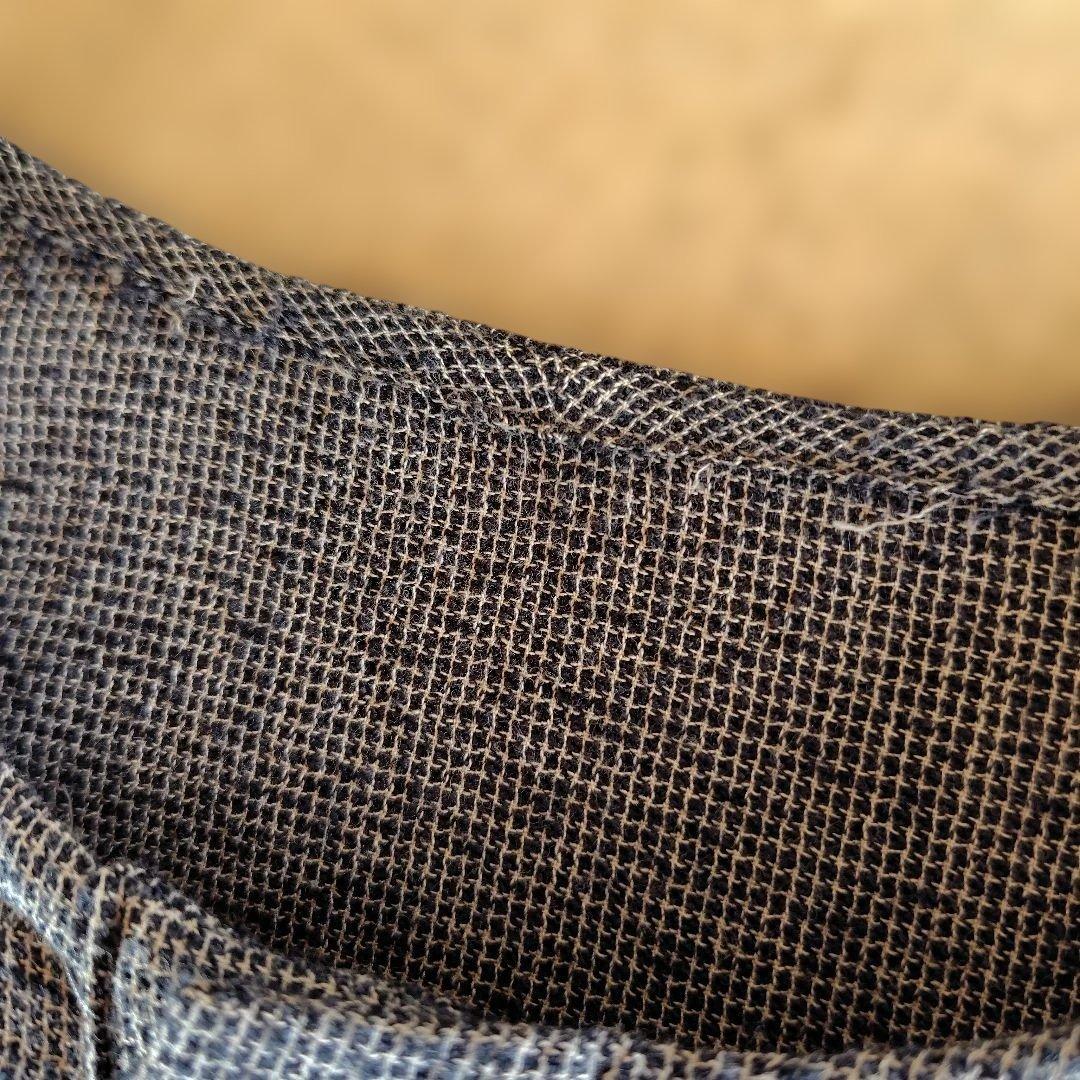 ​【ヨーガンレール】ウール混 着丈96cm とろみワンピース チュニック